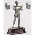 Male Press Weightlifting Figure Award - 9"
